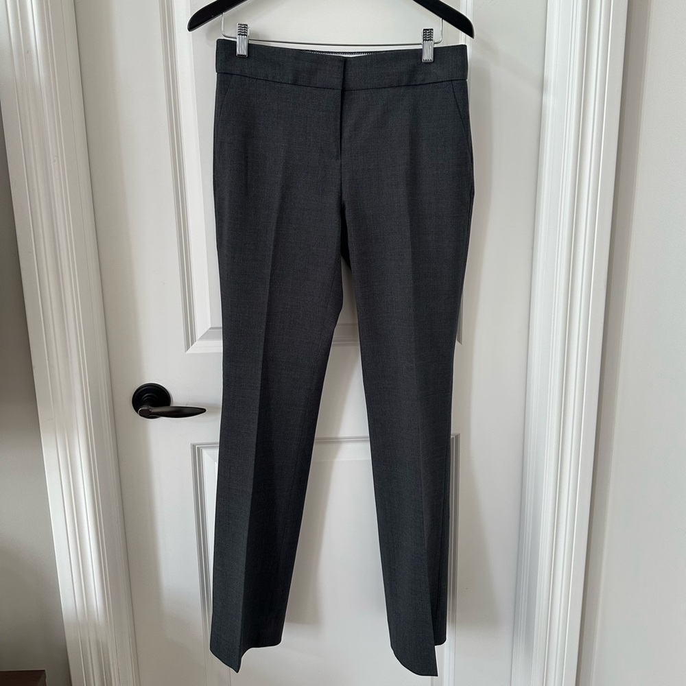 J. Crew Gray Straight Leg Pants